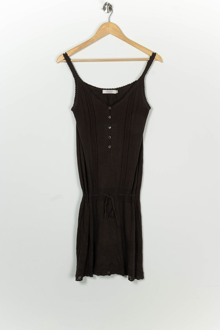 Robe Midi Marron - Taille M/38 de la marque Comptoir des Cotonniers | PARAD100219 - Vendu par Paradigme - Image 2
