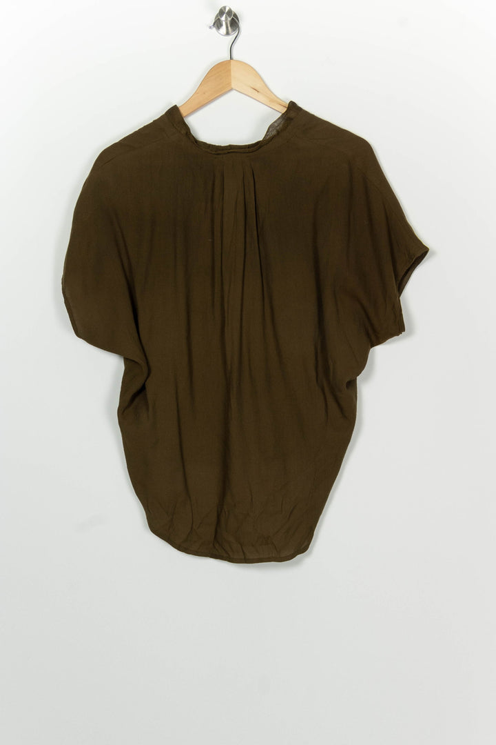 Blouse Verte - Taille L/40 de la marque Sessùn | PARAD100220 - Vendu par Paradigme - Image 5