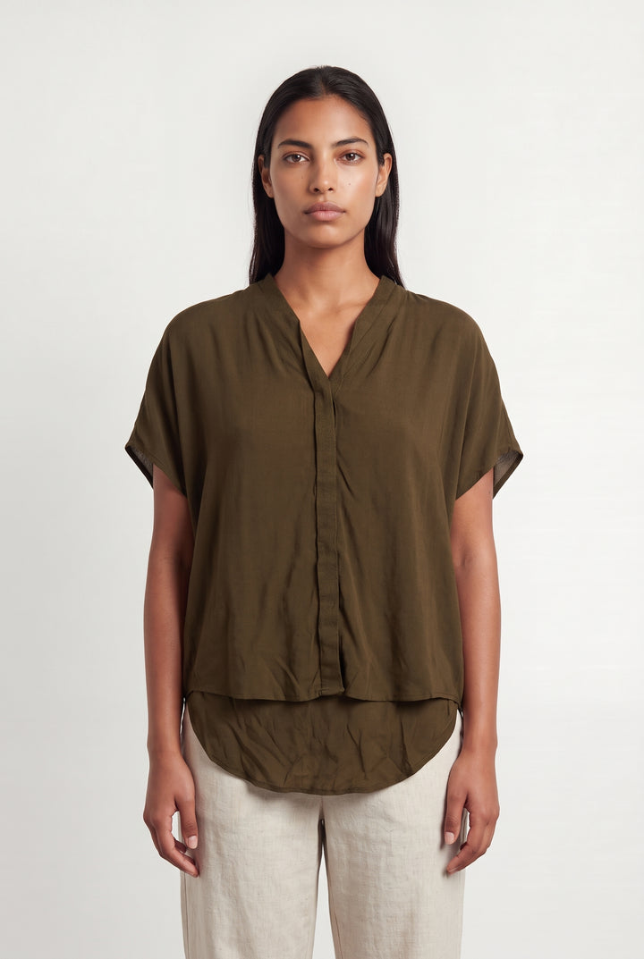 Blouse Verte - Taille L/40 de la marque Sessùn | PARAD100220 - Vendu par Paradigme - Image 1