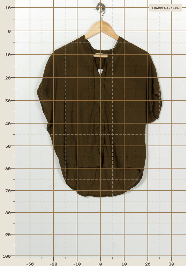 Blouse Verte - Taille L/40 de la marque Sessùn | PARAD100220 - Vendu par Paradigme - Image 4