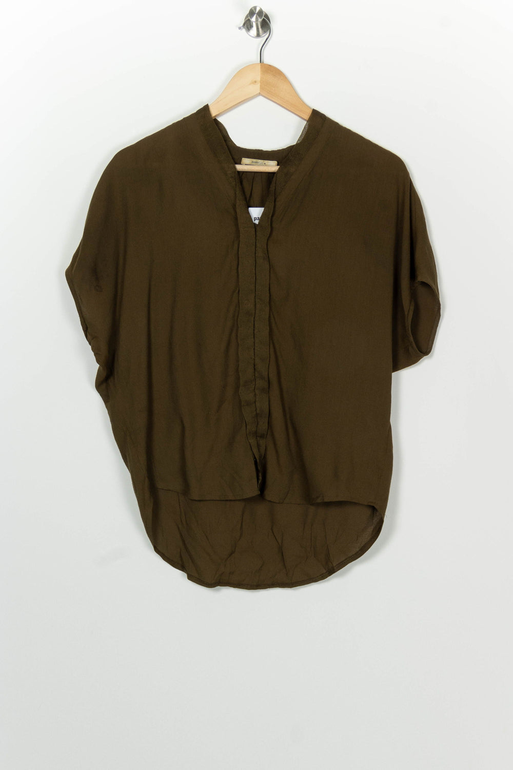 Blouse Verte - Taille L/40 de la marque Sessùn | PARAD100220 - Vendu par Paradigme - Image 2