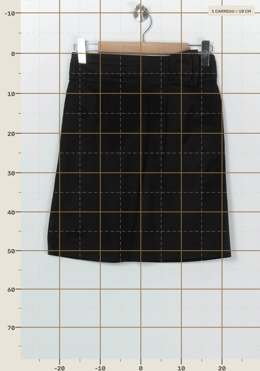 Jupe Courte Noire - Taille S/36 de la marque Caroll | PARAD100221 - Vendu par Paradigme - Image 4
