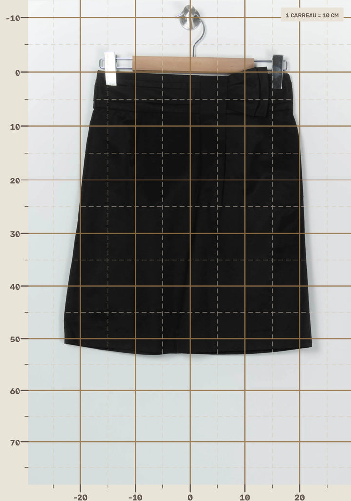 Jupe Courte Noire - Taille S/36 de la marque Caroll | PARAD100221 - Vendu par Paradigme - Image 4