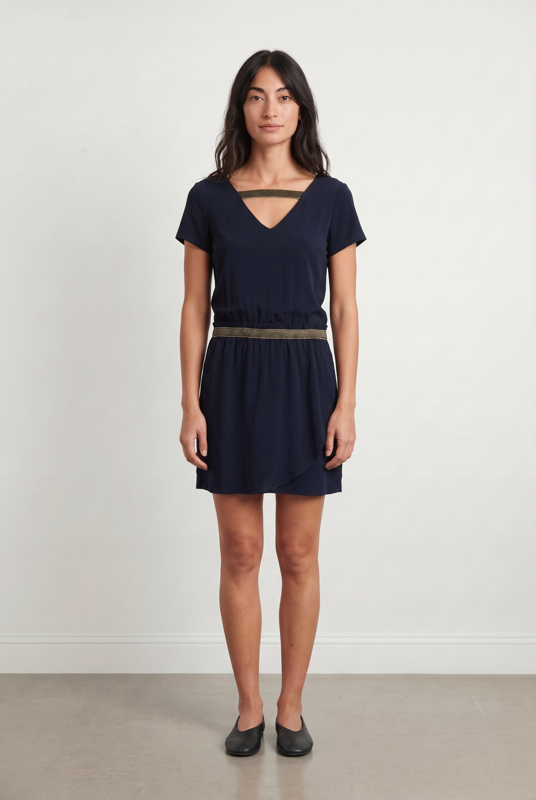 Robe Midi Bleu Marine - Taille S/36 de la marque Grace &amp; Mila | PARAD100224 - Vendu par Paradigme - Image 1