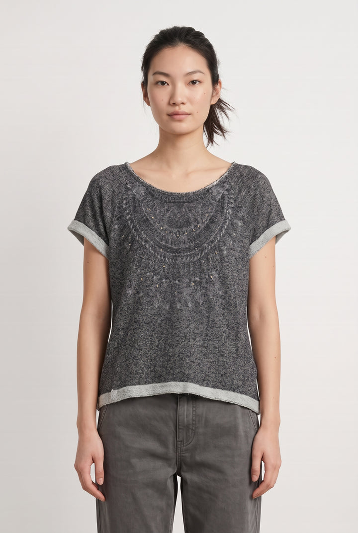 Pull Gris - Taille M/38 de la marque IKKS | PARAD100226 - Vendu par Paradigme - Image 1