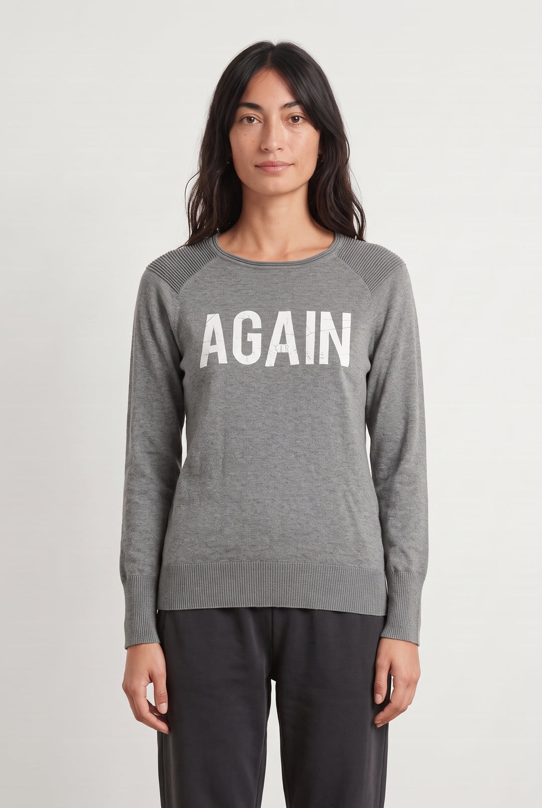 Pull Gris - Taille S/36 de la marque IKKS | PARAD100228 - Vendu par Paradigme - Image 1