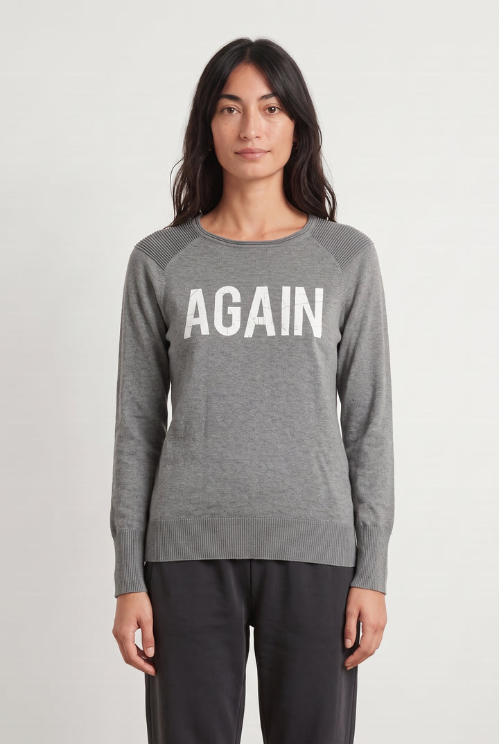 Pull Gris - Taille S/36 de la marque IKKS | PARAD100228 - Vendu par Paradigme - Image 1