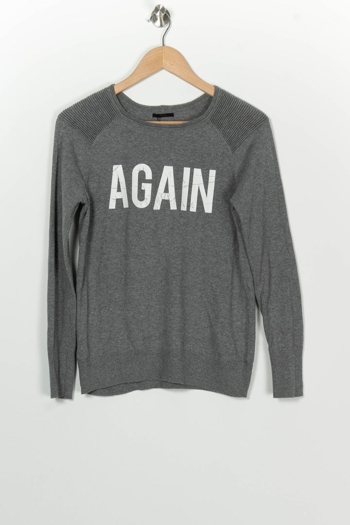 Pull Gris - Taille S/36 de la marque IKKS | PARAD100228 - Vendu par Paradigme - Image 2