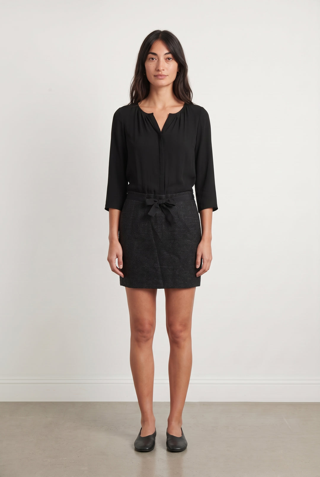 Robe Midi Noire - Taille XS/34 de la marque One Step | PARAD100235 - Vendu par Paradigme - Image 1