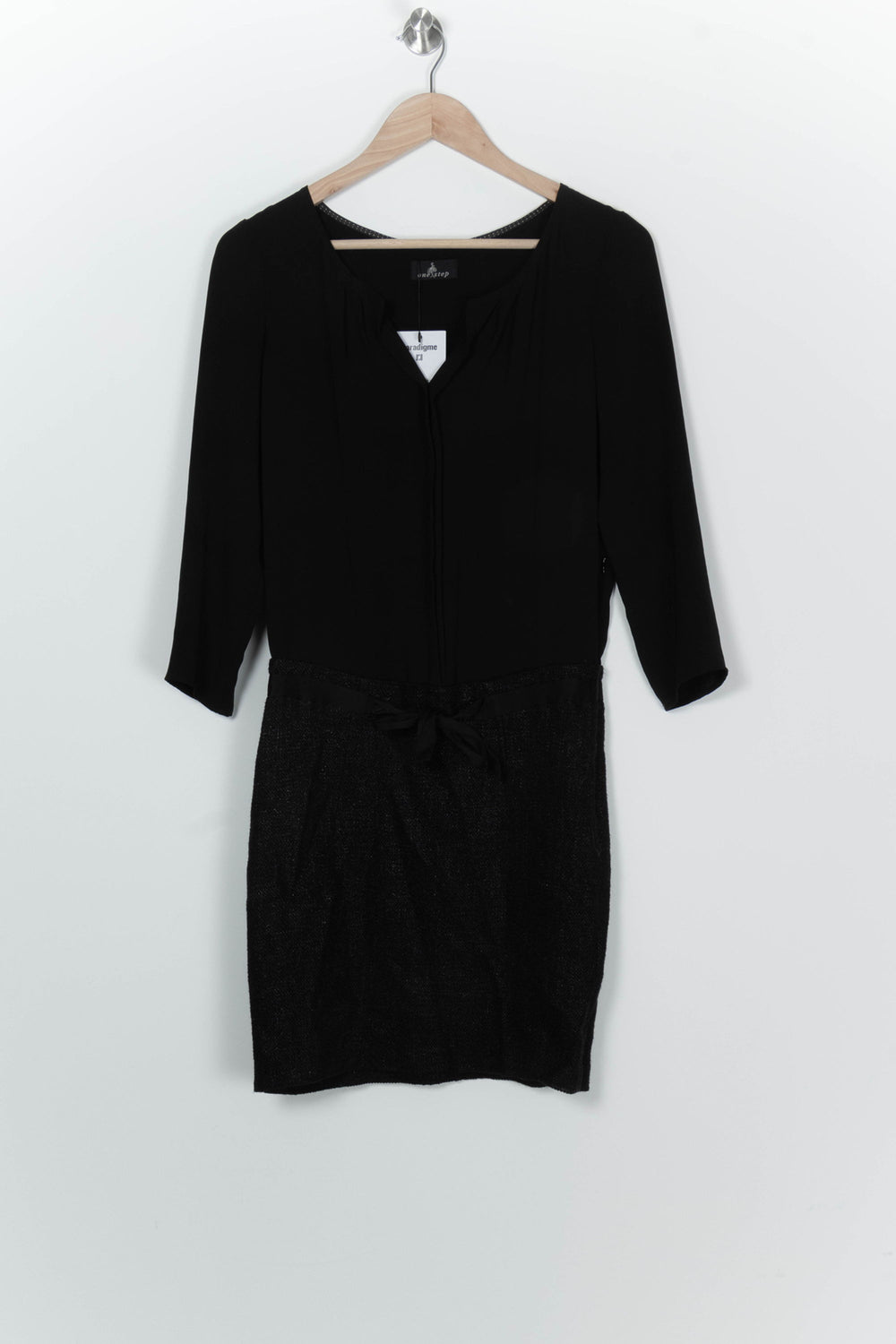 Robe Midi Noire - Taille XS/34 de la marque One Step | PARAD100235 - Vendu par Paradigme - Image 2