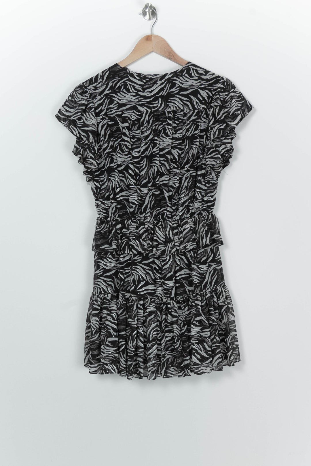 Robe Midi Noire et Grise - Taille XS/34 de la marque The Kooples | PARAD100237 - Vendu par Paradigme - Image 5