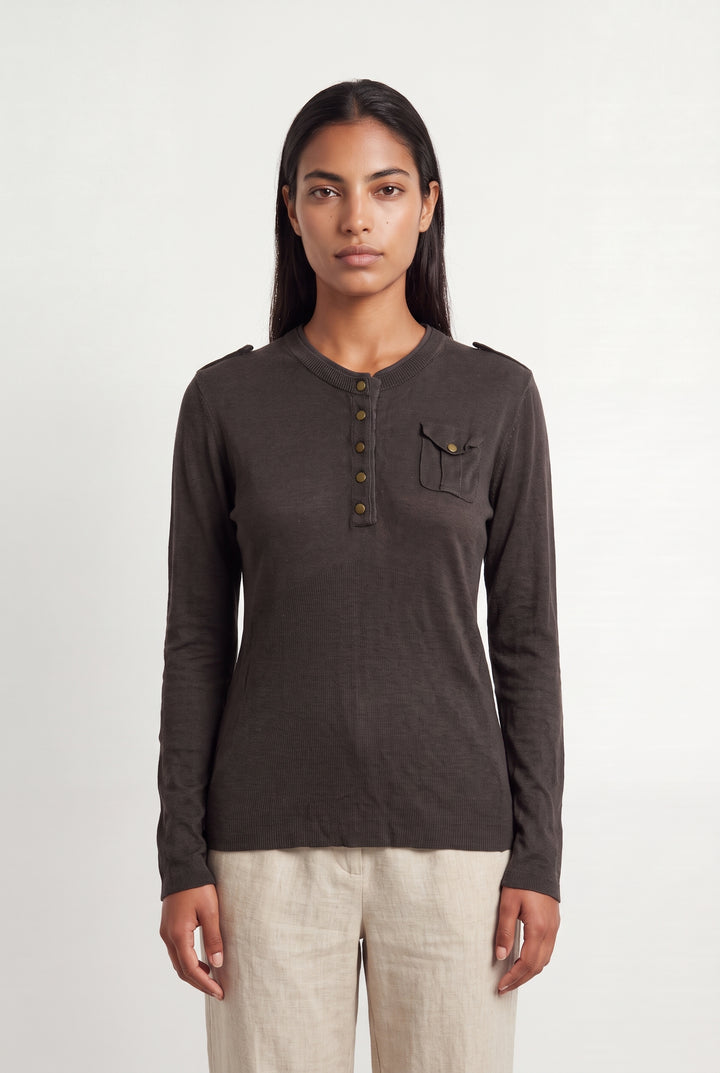 Cardigan Gris - Taille L/40 de la marque Kookai | PARAD100245 - Vendu par Paradigme - Image 1