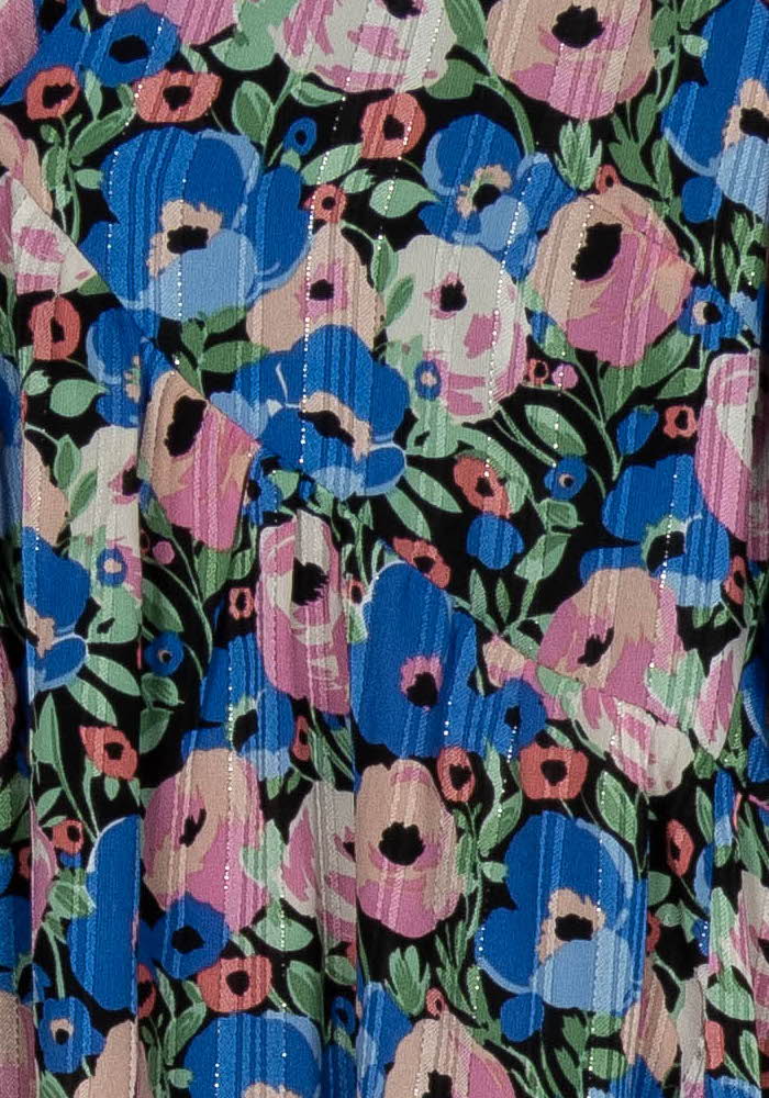 Robe Midi Bleue et Rose - Taille S/36 de la marque La Petite Etoile | PARAD100247 - Vendu par Paradigme - Image 3