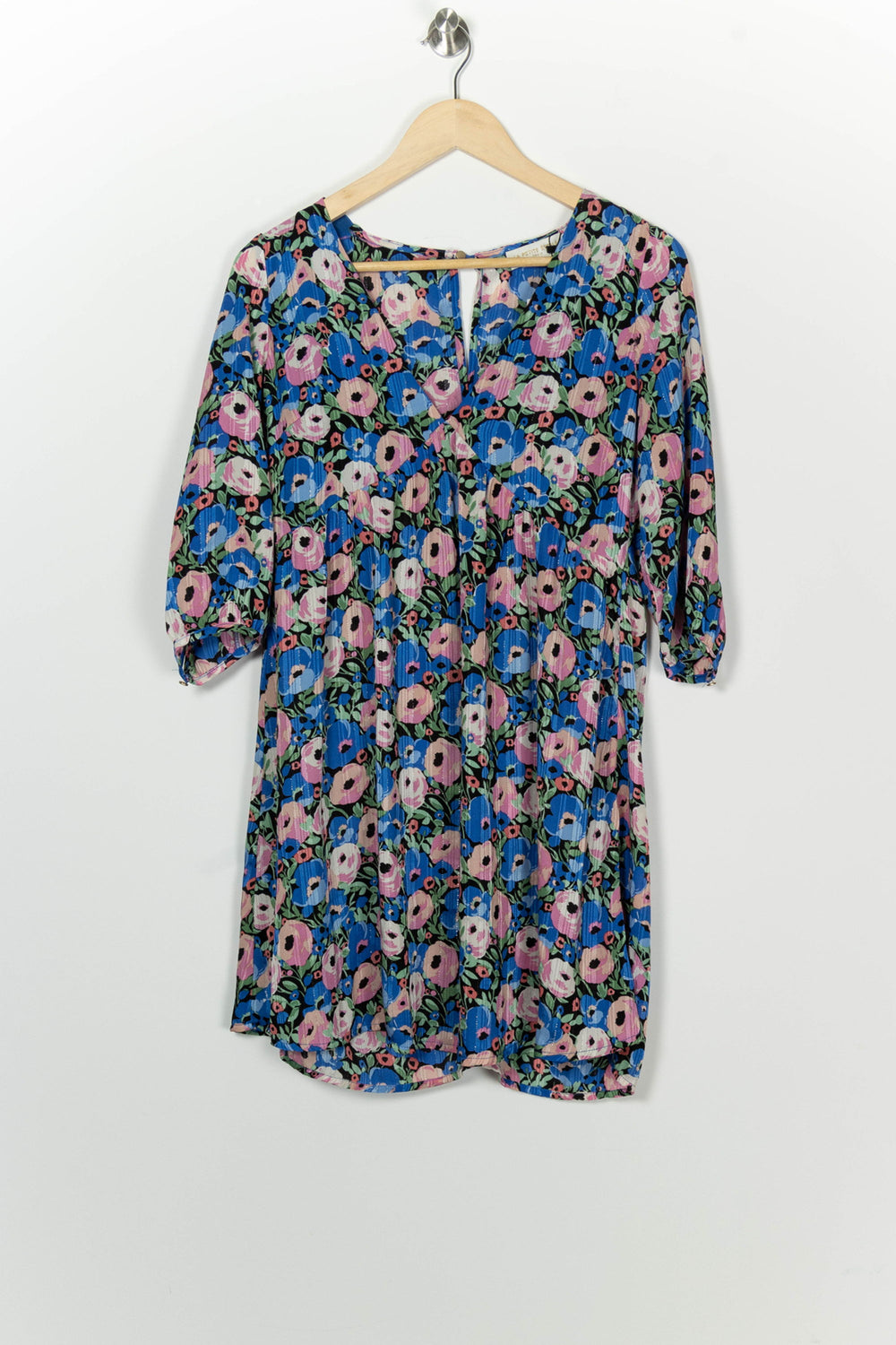 Robe Midi Bleue et Rose - Taille S/36 de la marque La Petite Etoile | PARAD100247 - Vendu par Paradigme - Image 2
