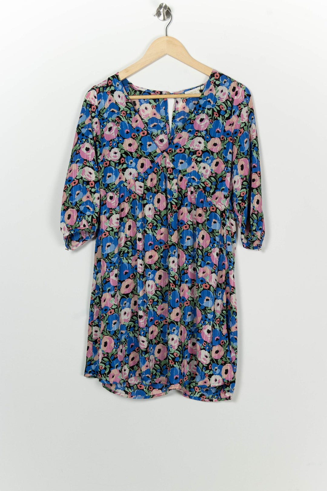 Robe Midi Bleue et Rose - Taille S/36 de la marque La Petite Etoile | PARAD100247 - Vendu par Paradigme - Image 2