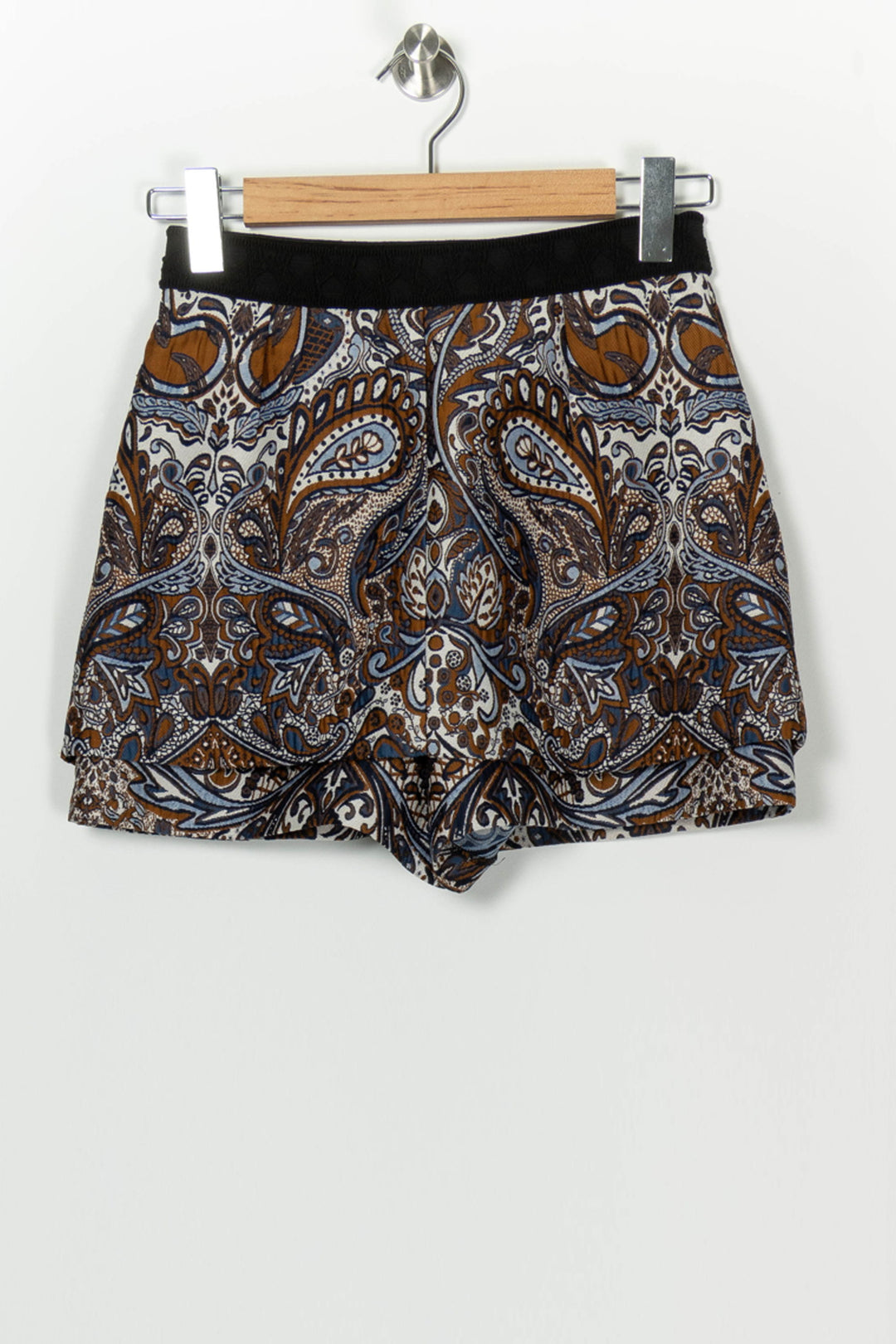 Short Marron et Bleu - Taille M/38 de la marque Maje | PARAD100249 - Vendu par Paradigme - Image 5