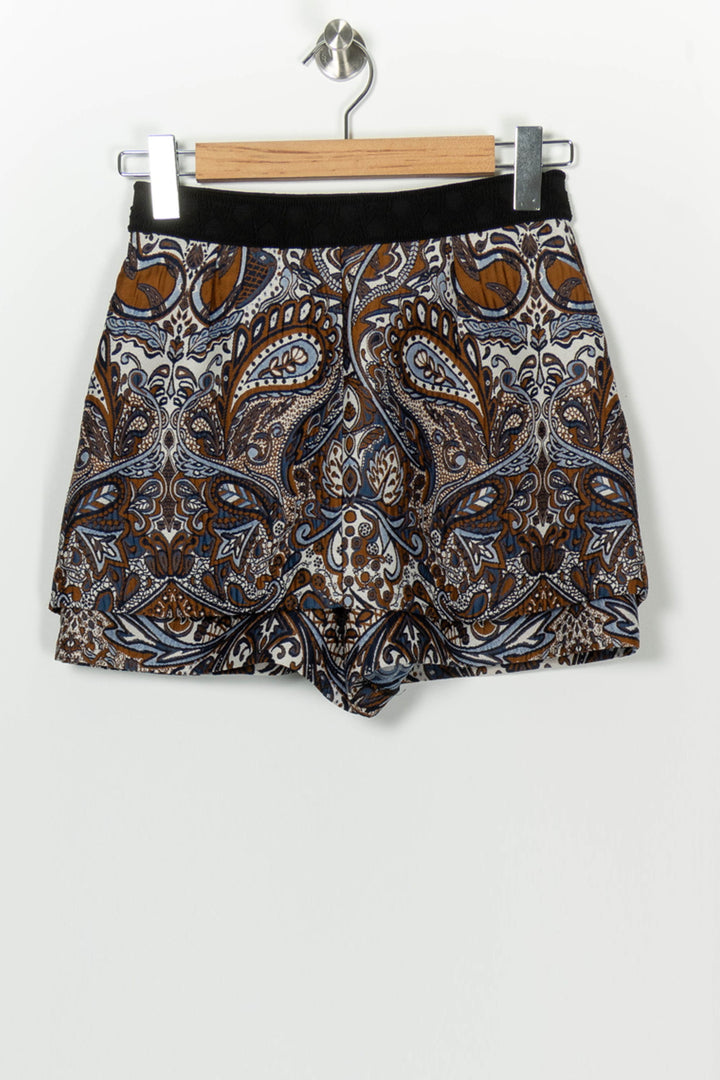 Short Marron et Bleu - Taille M/38 de la marque Maje | PARAD100249 - Vendu par Paradigme - Image 5