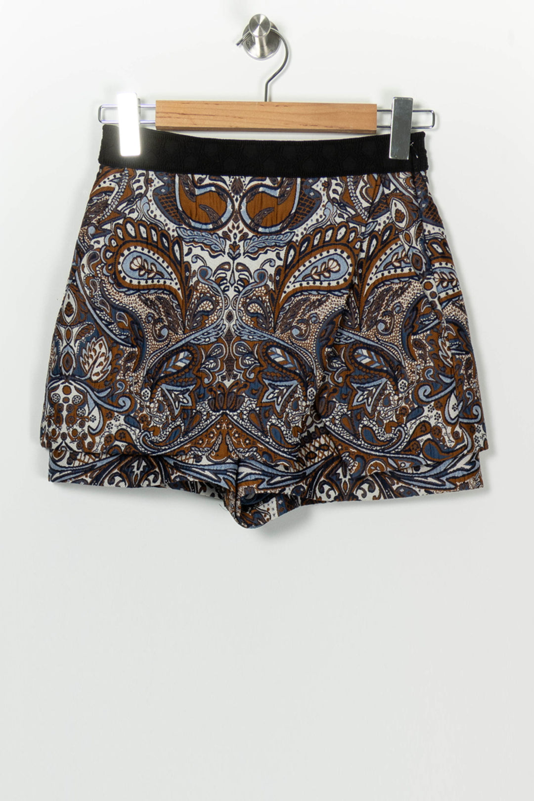 Short Marron et Bleu - Taille M/38 de la marque Maje | PARAD100249 - Vendu par Paradigme - Image 2