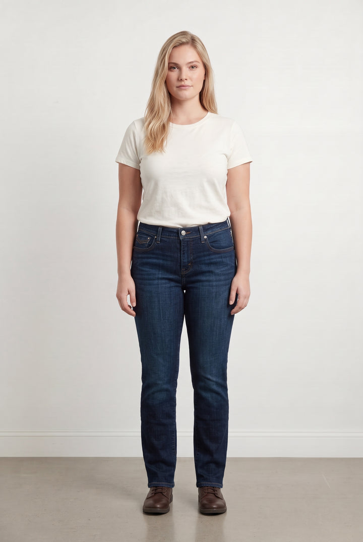 Jean Droit Bleu - Taille XL/42 de la marque Levi&