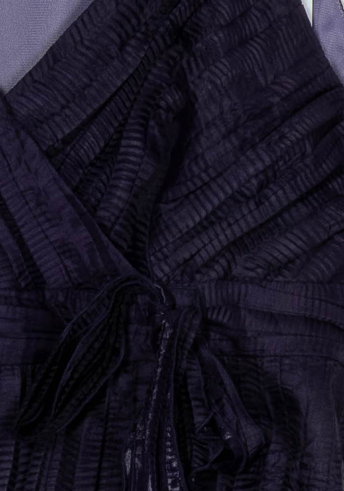 Blouse Cache-Cœur Violette - Taille XXXL/46 de la marque Maison 123 | PARAD100262 - Vendu par Paradigme - Image 3