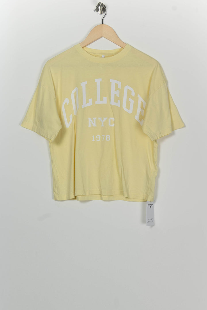 Tee-shirt Jaune pâle - Taille M/38 de la marque Imperial | PARAD100300 - Vendu par Paradigme - Image 2