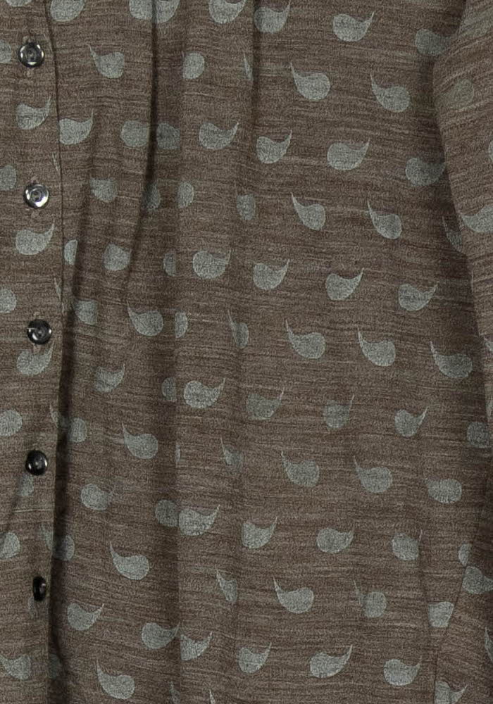 Cardigan Marron et Gris - Taille M/38 de la marque One Step | PARAD100301 - Vendu par Paradigme - Image 3