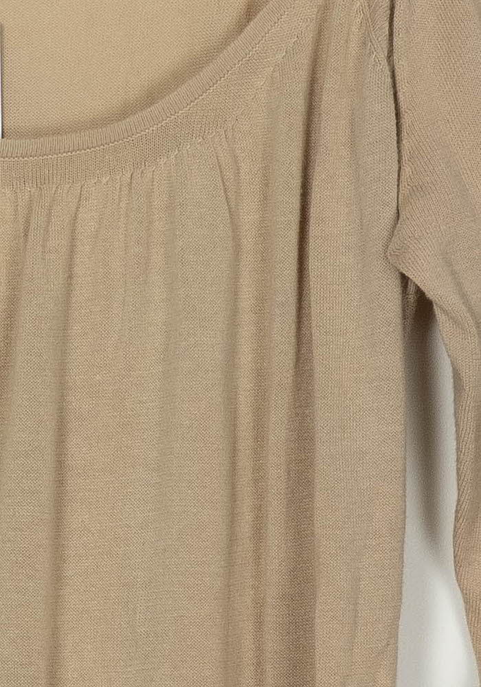 Pull à Manches Longues Beige - Taille S/36 de la marque Bérénice | PARAD100308 - Vendu par Paradigme - Image 3