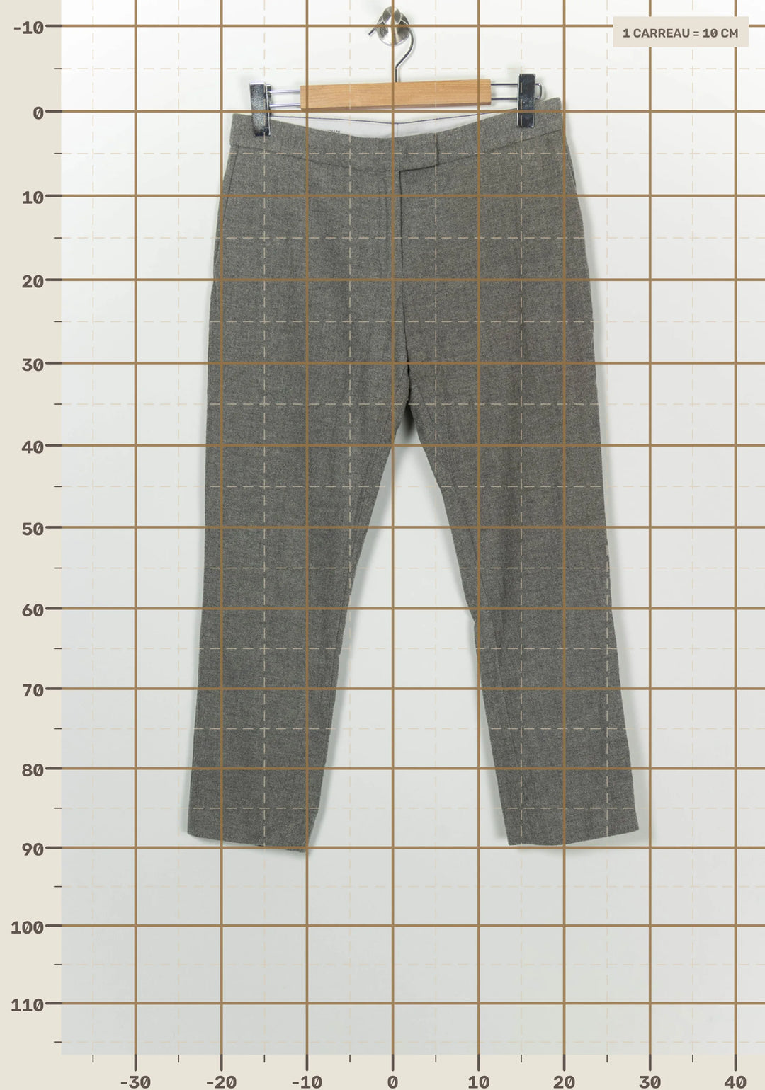 Pantalon De Costume Gris - Taille L/40 de la marque Joseph | PARAD100311 - Vendu par Paradigme - Image 4