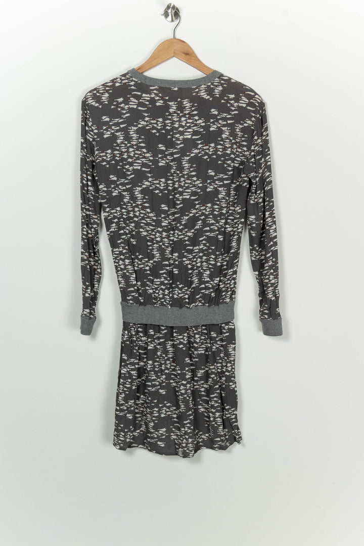 Robe Midi Grise et Blanche - Taille XS/34 de la marque Marie Sixtine | PARAD100317 - Vendu par Paradigme - Image 5