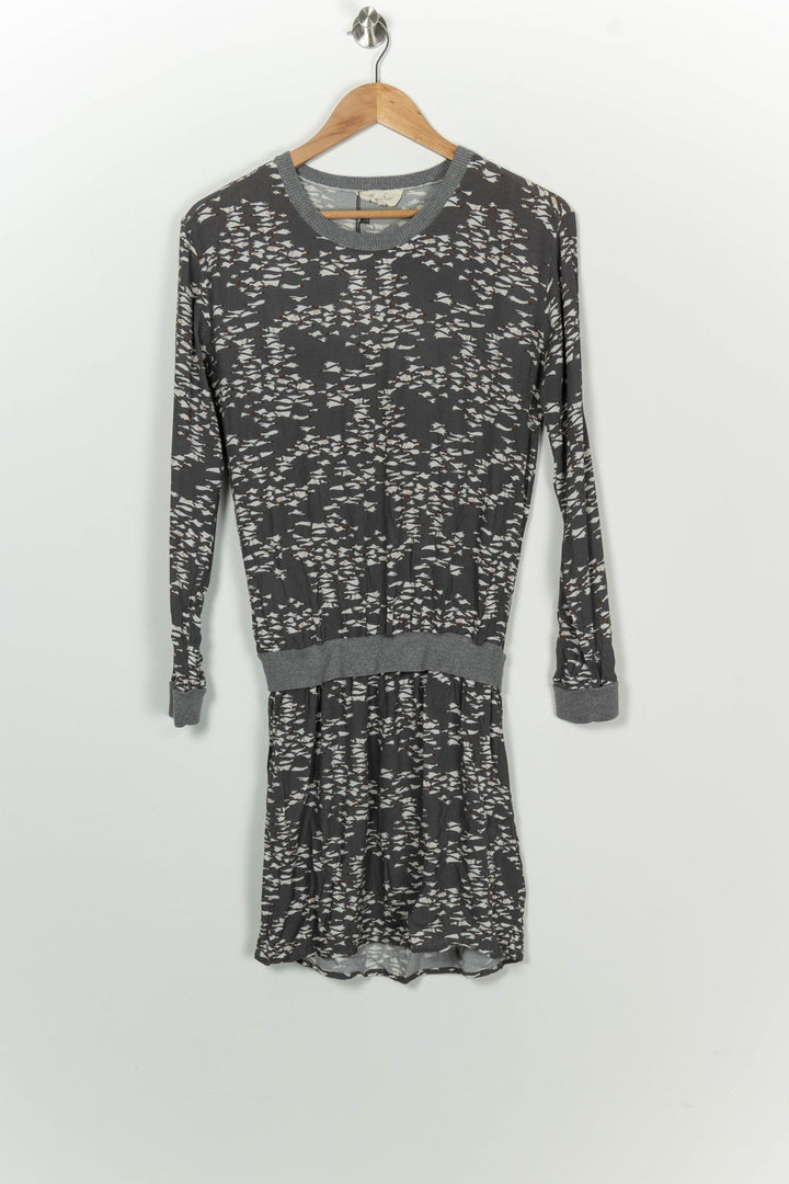 Robe Midi Grise et Blanche - Taille XS/34 de la marque Marie Sixtine | PARAD100317 - Vendu par Paradigme - Image 2