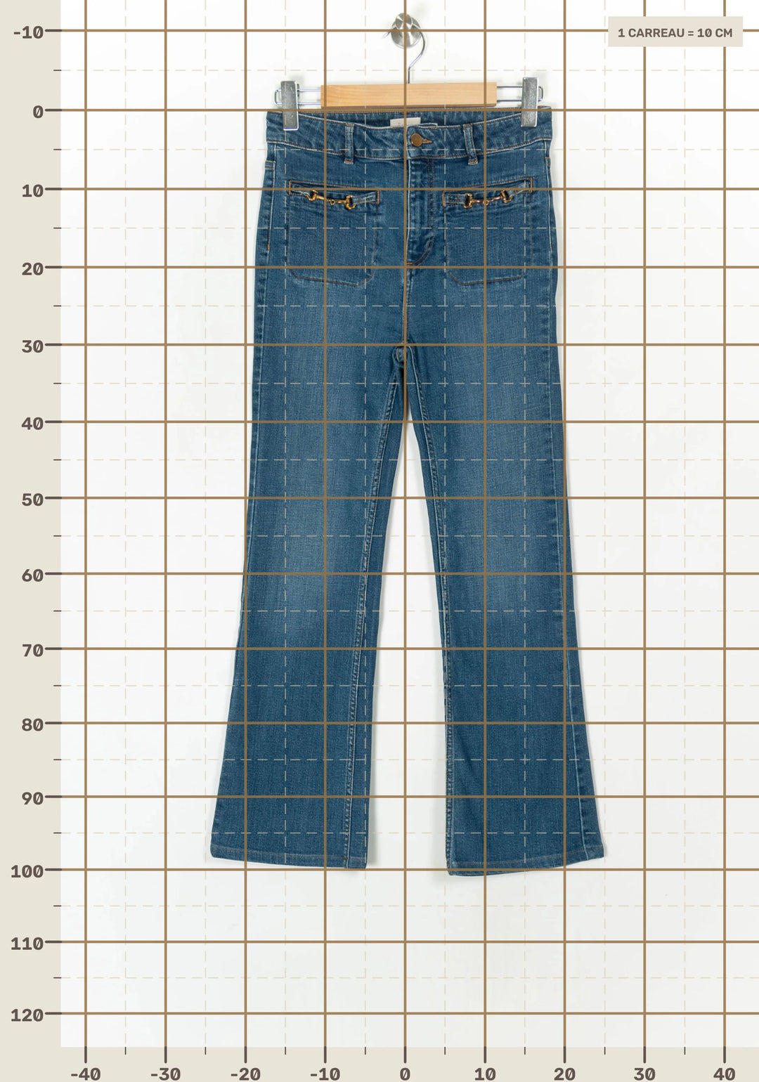 Jean Bleu - Taille S/36 de la marque Pablo | PARAD100349 - Vendu par Paradigme - Image 4