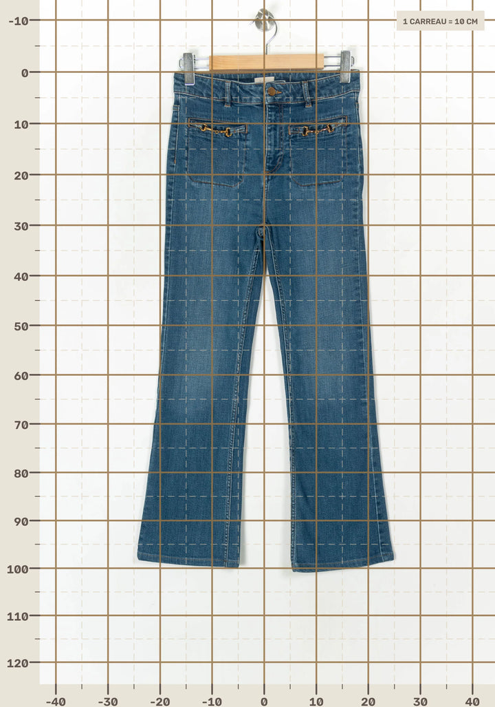 Jean Bleu - Taille S/36 de la marque Pablo | PARAD100349 - Vendu par Paradigme - Image 4