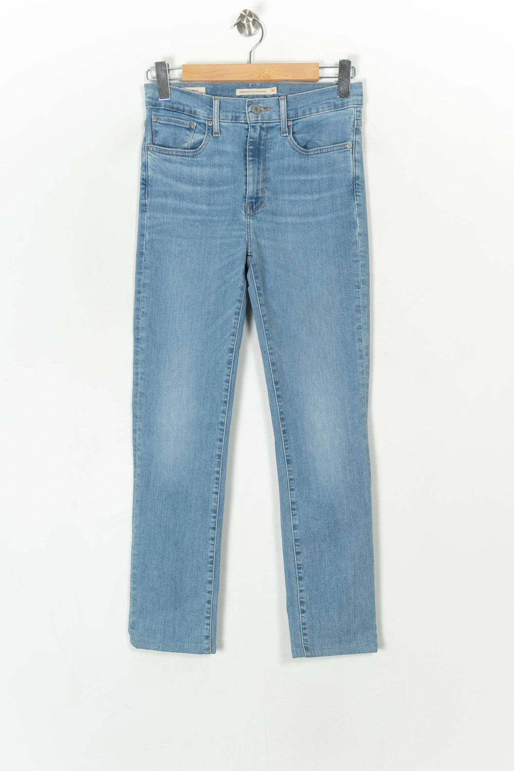 Jean Droit Bleu - Taille M/38 de la marque Levi's | PARAD100350 - Vendu par Paradigme - Image 2