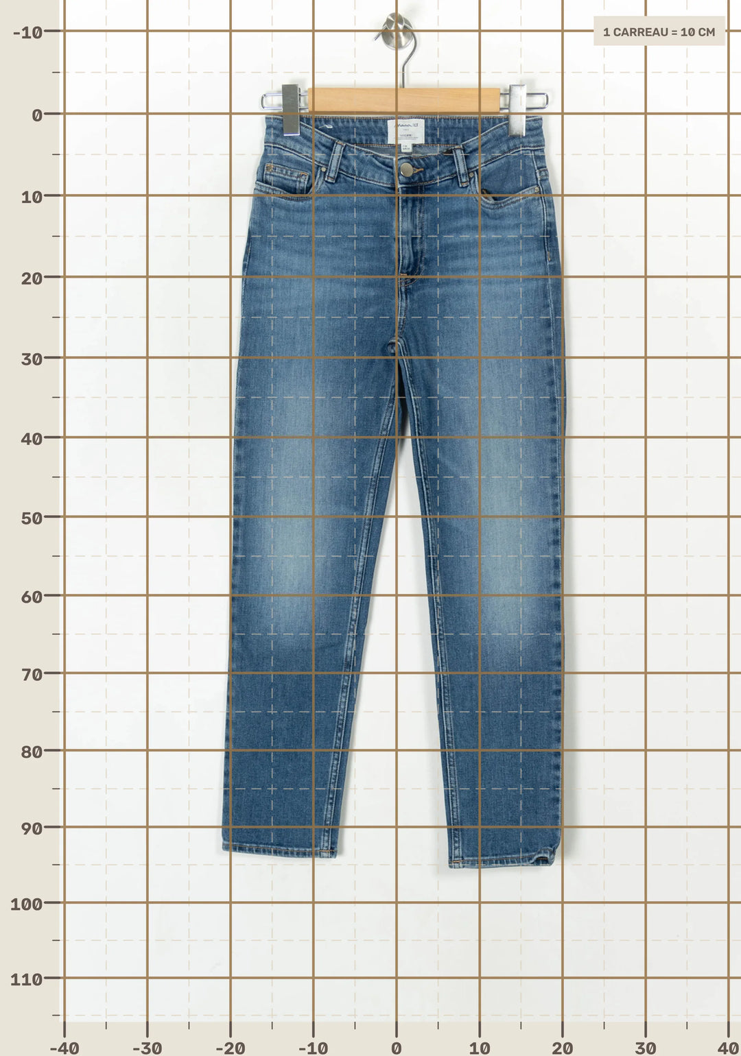 Jean Bleu - Taille S/36 de la marque Maison 123 | PARAD100351 - Vendu par Paradigme - Image 4