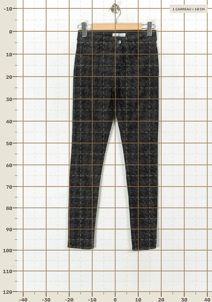Jean Gris Anthracite - Taille S/36 de la marque Sandro | PARAD100358 - Vendu par Paradigme - Image 4