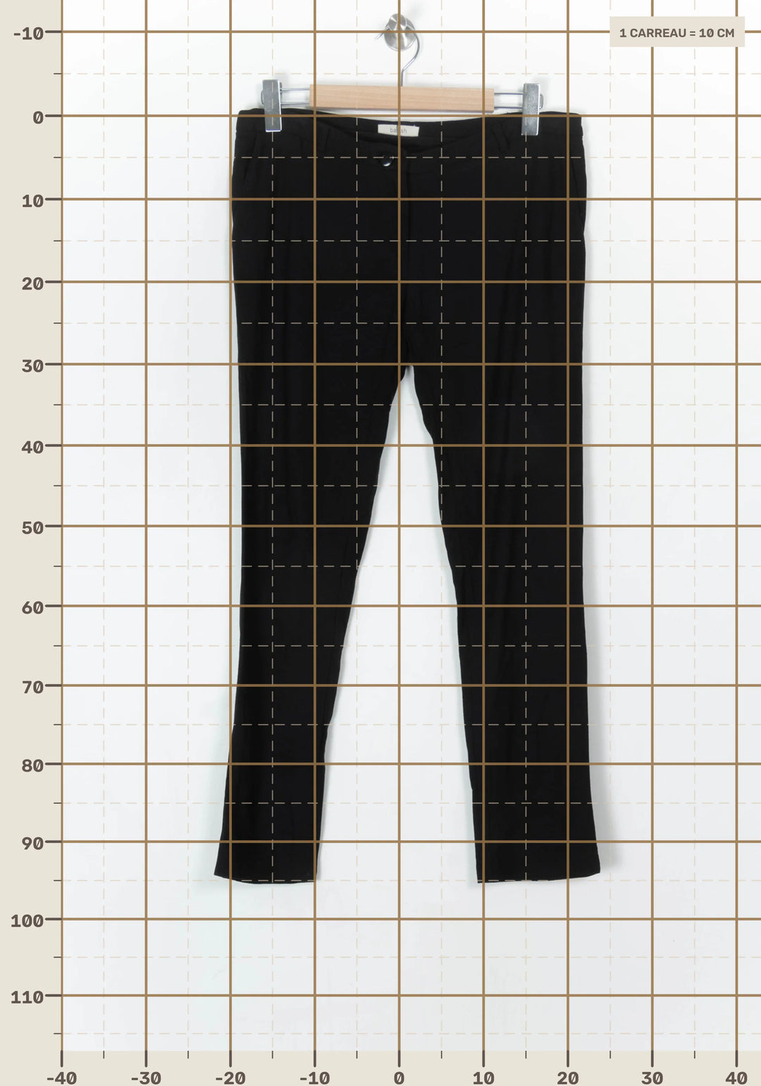 Pantalon Noir - Taille M/38 de la marque ba&amp;sh | PARAD100361 - Vendu par Paradigme - Image 4