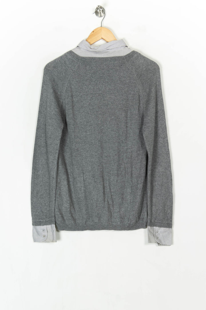 Pull Gris - Taille XL/42 de la marque Caroll | PARAD100362 - Vendu par Paradigme - Image 5