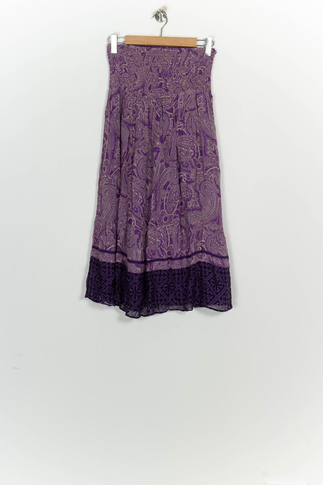 Jupe Longue Violette - Taille S/36 de la marque La Fée Maraboutée | PARAD100364 - Vendu par Paradigme - Image 5
