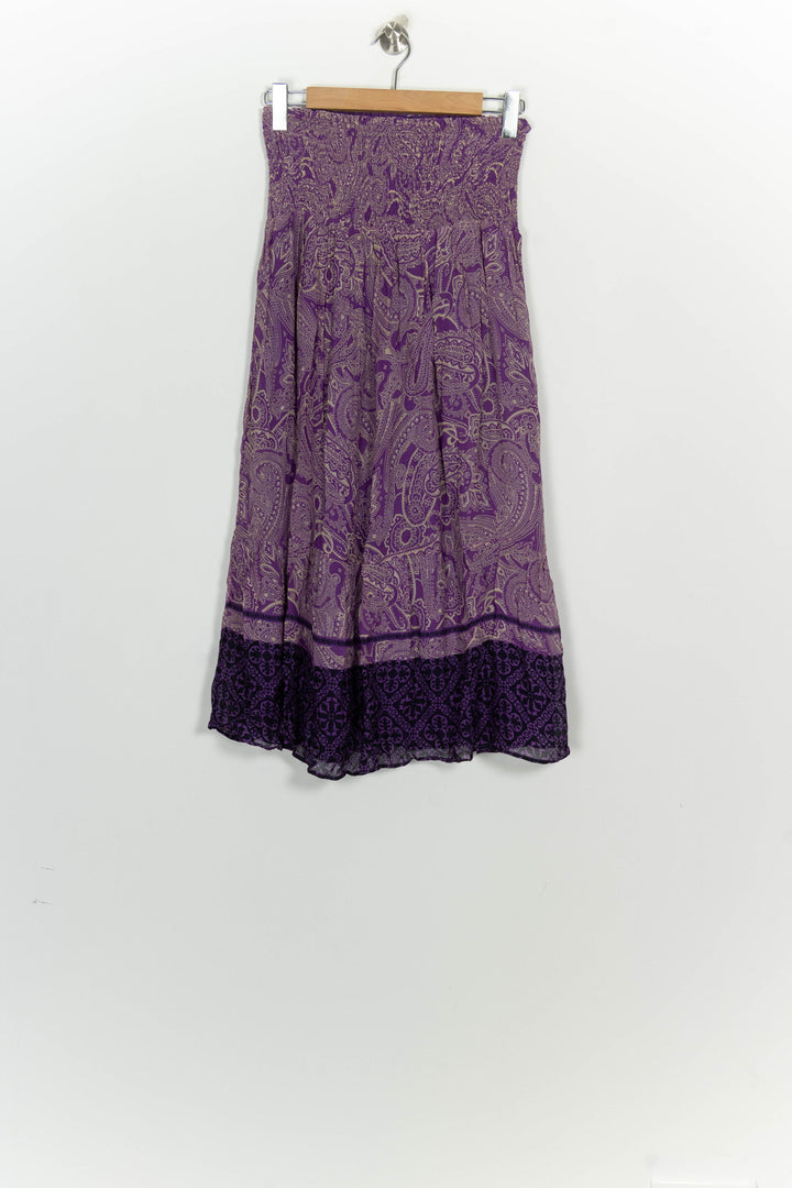 Jupe Longue Violette - Taille S/36 de la marque La Fée Maraboutée | PARAD100364 - Vendu par Paradigme - Image 5