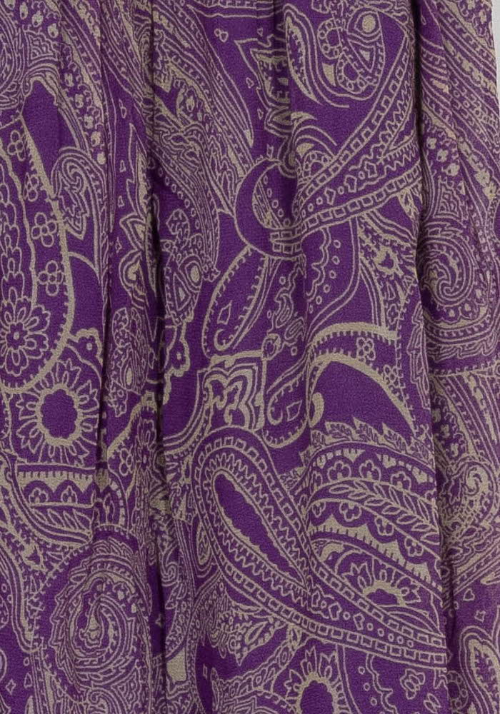 Jupe Longue Violette - Taille S/36 de la marque La Fée Maraboutée | PARAD100364 - Vendu par Paradigme - Image 3