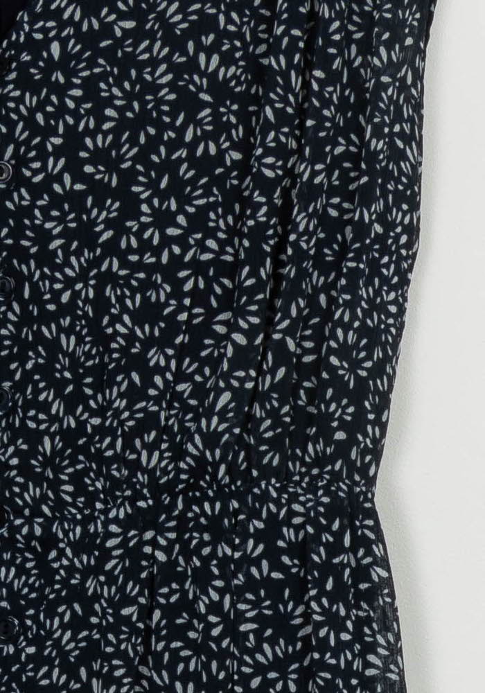 Robe Longue Bleue et Blanche - Taille M/38 de la marque Sud express | PARAD100365 - Vendu par Paradigme - Image 3