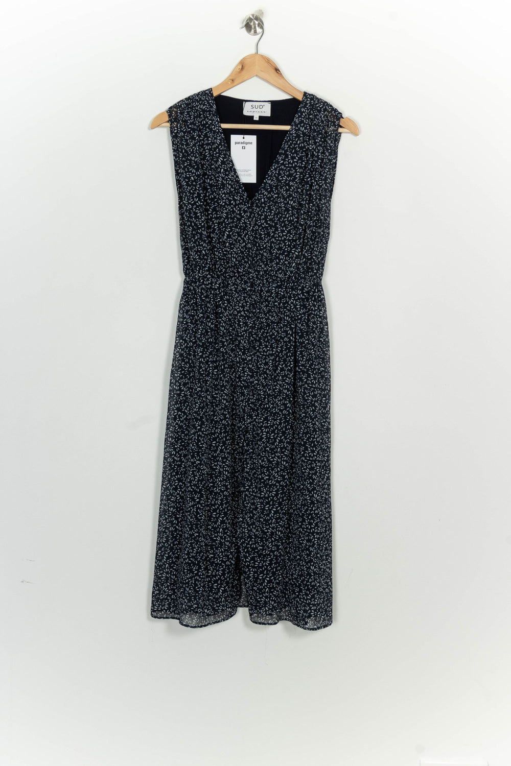 Robe Longue Bleue et Blanche - Taille M/38 de la marque Sud express | PARAD100365 - Vendu par Paradigme - Image 2