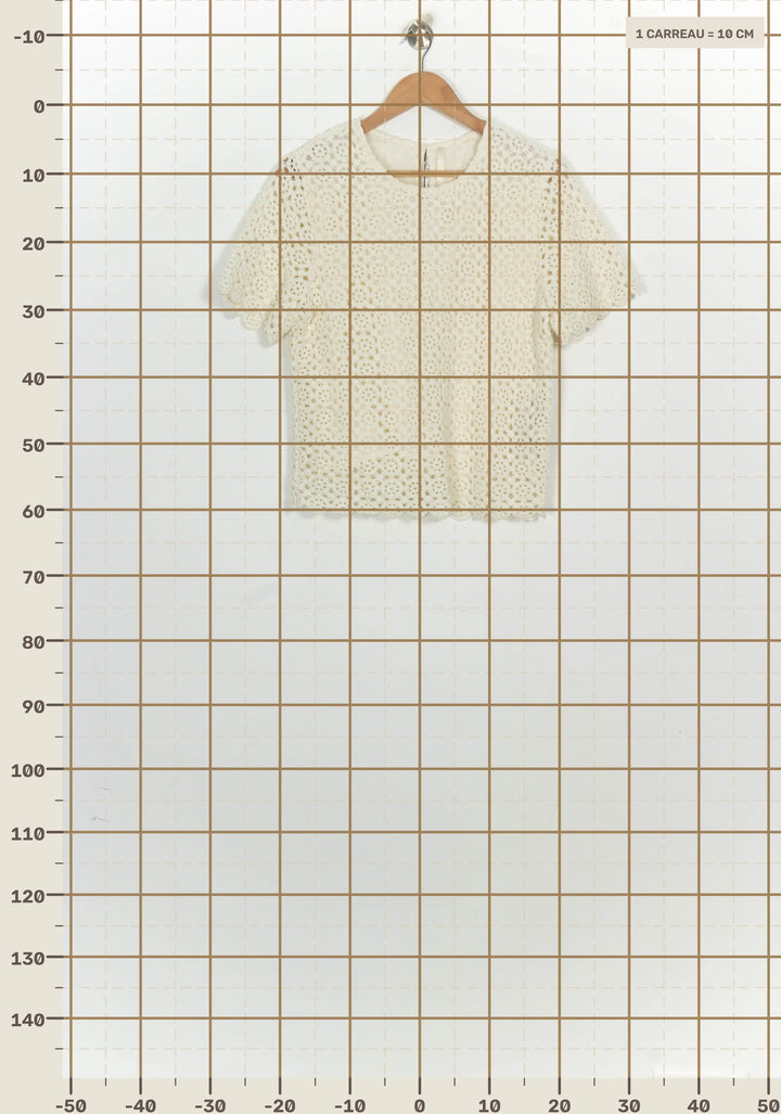 Blouse Blanche - Taille L/40 de la marque I.Code | PARAD100367 - Vendu par Paradigme - Image 4