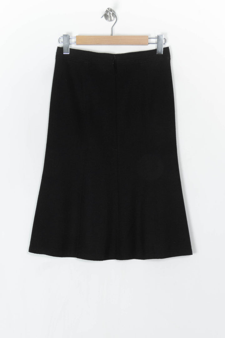 Jupe Longue Noire - Taille XL/42 de la marque Max Mara | PARAD100368 - Vendu par Paradigme - Image 5