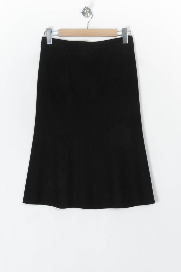 Jupe Longue Noire - Taille XL/42 de la marque Max Mara | PARAD100368 - Vendu par Paradigme - Image 2