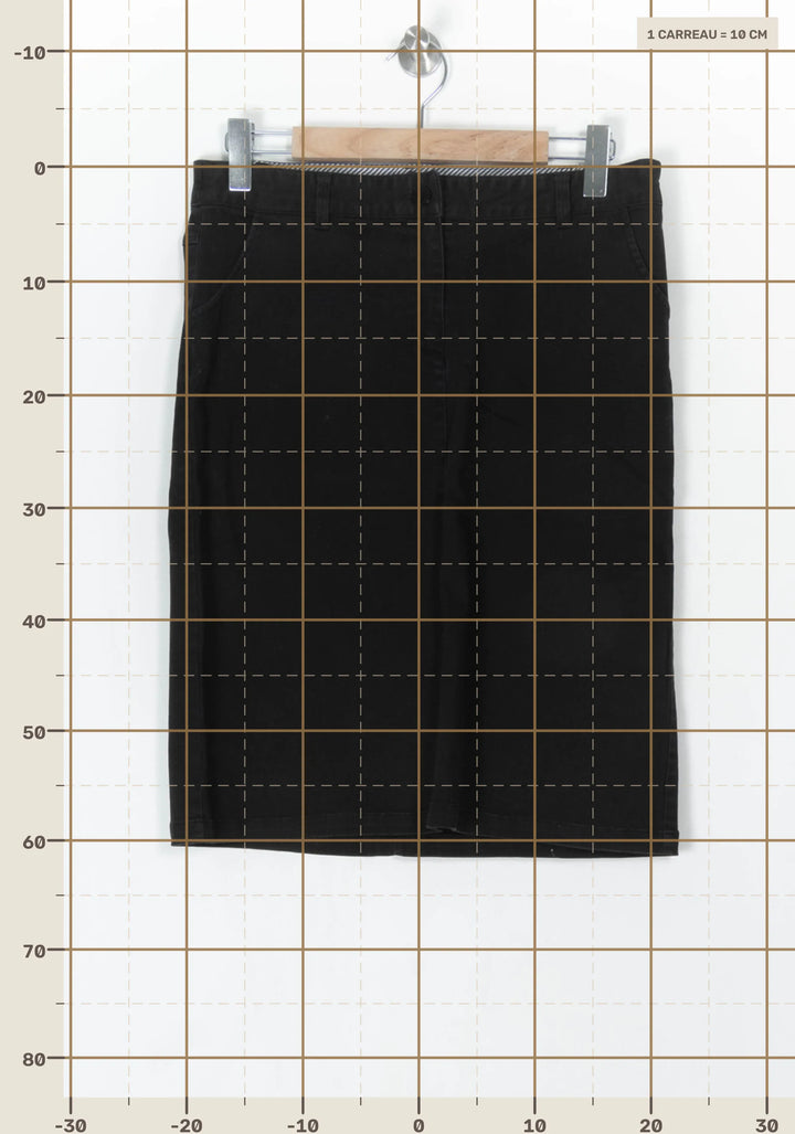 Jupe Midi Noire - Taille XXL/44 de la marque Saint James | PARAD100369 - Vendu par Paradigme - Image 4