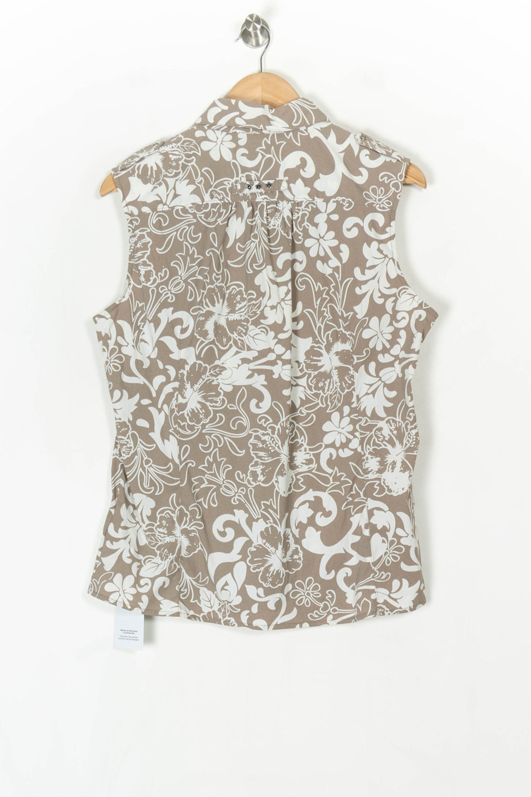 Chemisier Sans Manches Gris et Blanc - Taille XXL/44 de la marque Fusalp | PARAD100372 - Vendu par Paradigme - Image 5