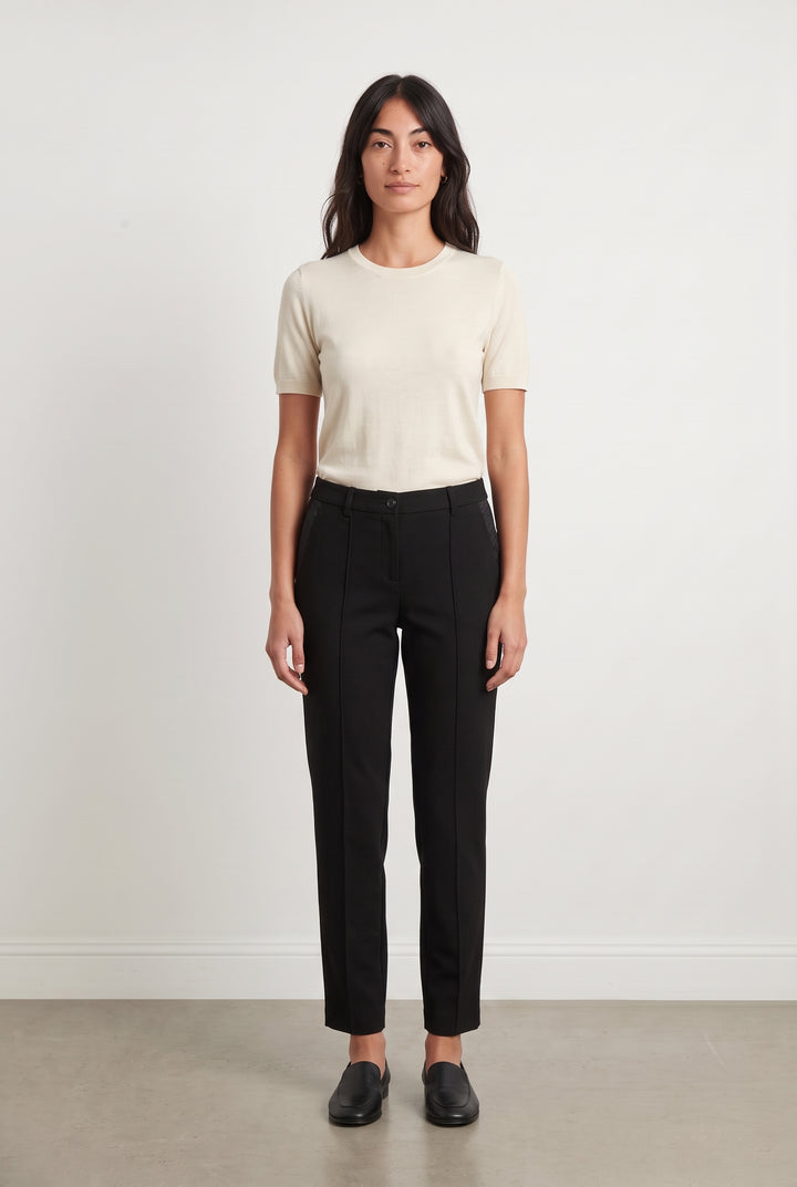 Pantalon Droit Noir - Taille M/38 de la marque Maje | PARAD100377 - Vendu par Paradigme - Image 1