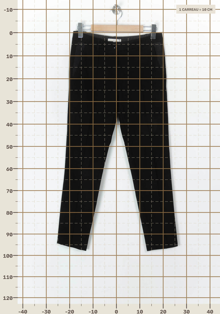 Pantalon Droit Noir - Taille M/38 de la marque Maje | PARAD100377 - Vendu par Paradigme - Image 4