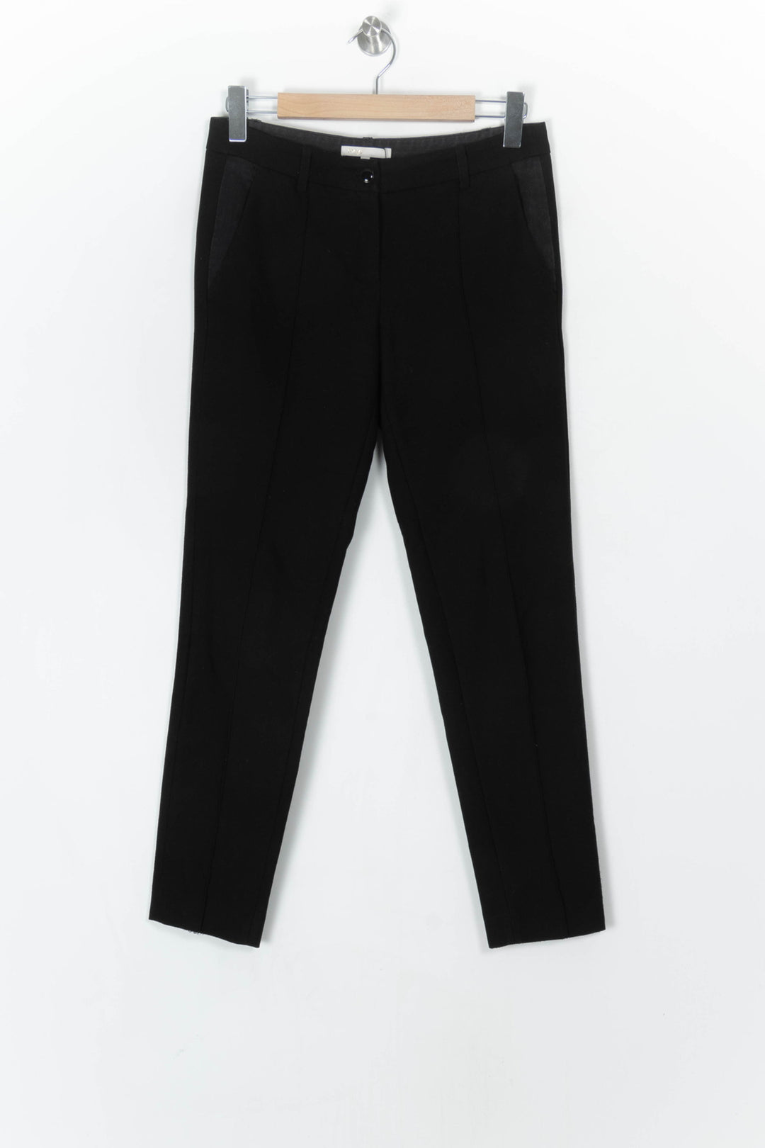 Pantalon Droit Noir - Taille M/38 de la marque Maje | PARAD100377 - Vendu par Paradigme - Image 2